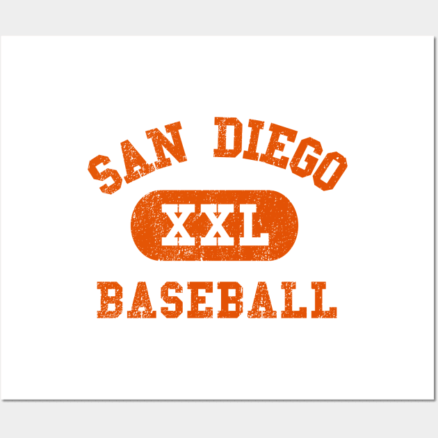 San Diego Baseball III Wall Art by sportlocalshirts